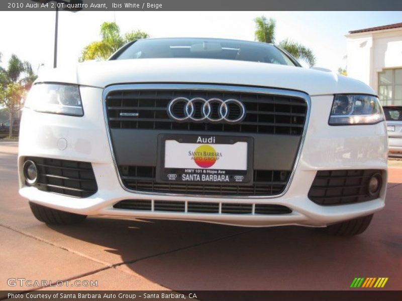 Ibis White / Beige 2010 Audi A4 2.0T quattro Avant