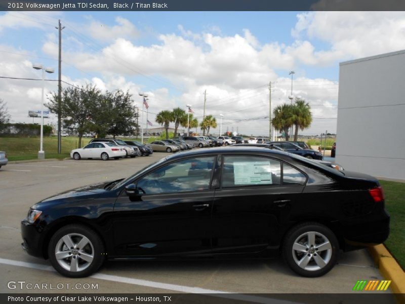 Black / Titan Black 2012 Volkswagen Jetta TDI Sedan