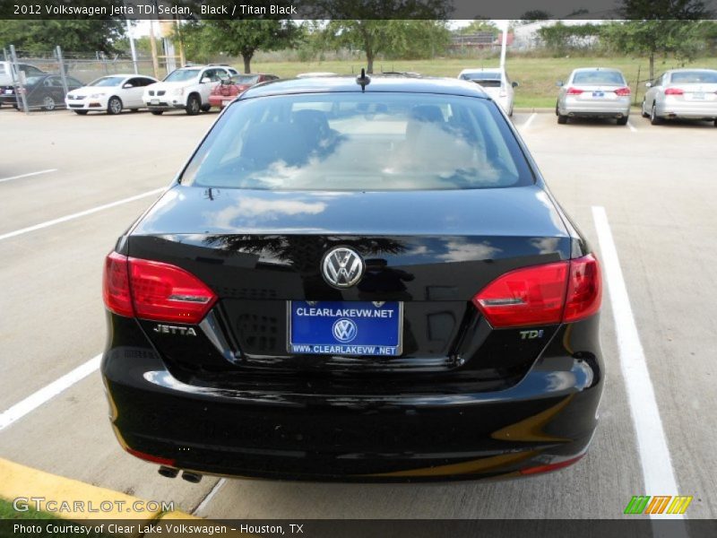 Black / Titan Black 2012 Volkswagen Jetta TDI Sedan