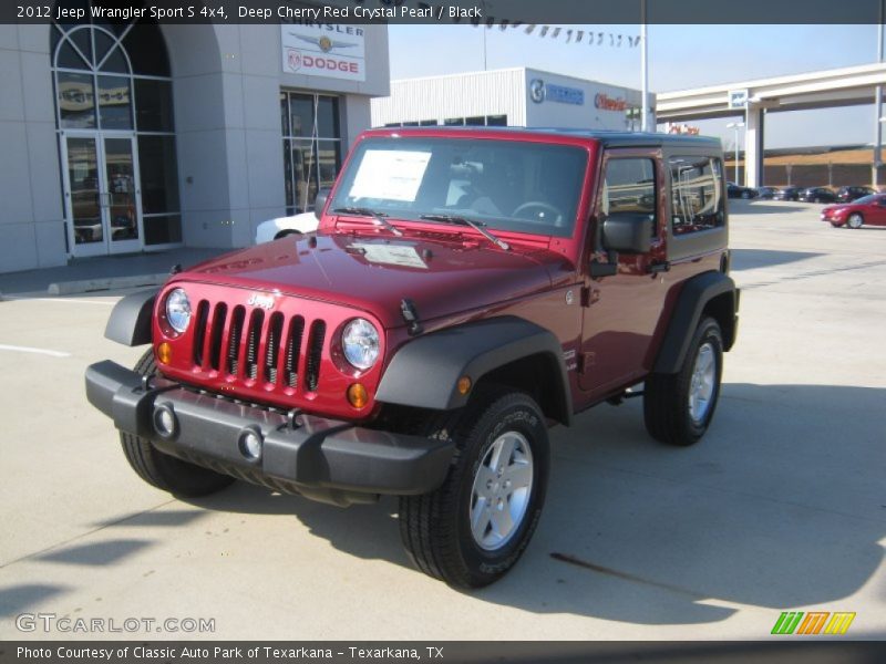 Deep Cherry Red Crystal Pearl / Black 2012 Jeep Wrangler Sport S 4x4