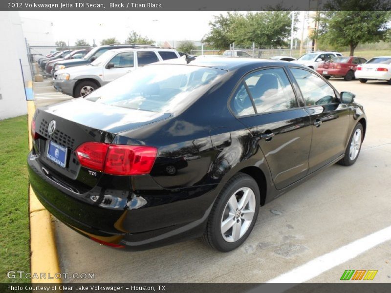 Black / Titan Black 2012 Volkswagen Jetta TDI Sedan