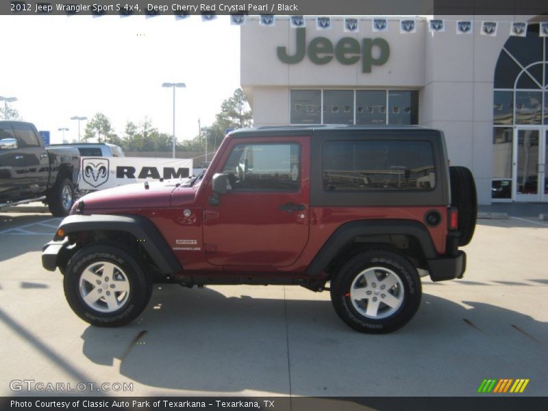 Deep Cherry Red Crystal Pearl / Black 2012 Jeep Wrangler Sport S 4x4