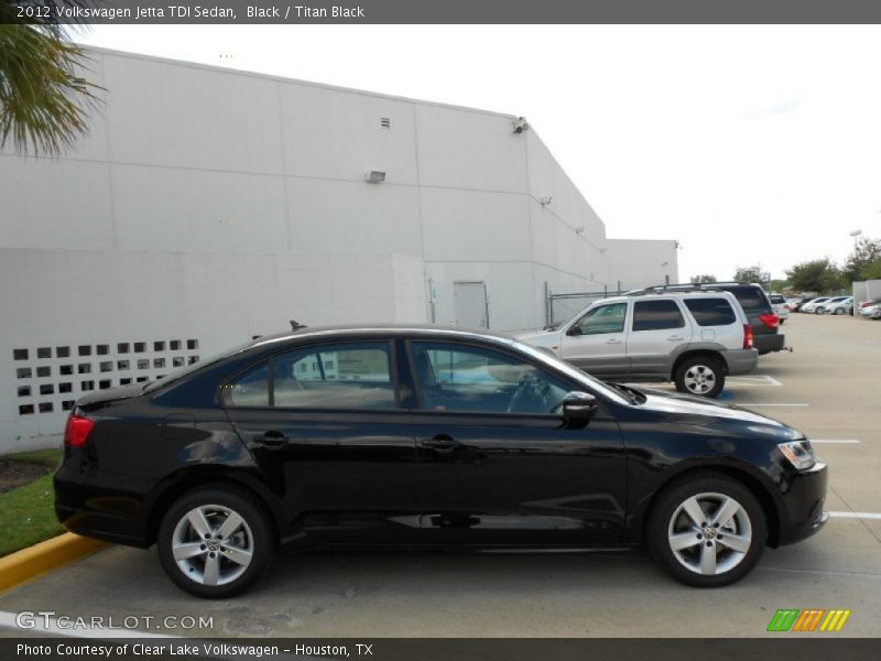Black / Titan Black 2012 Volkswagen Jetta TDI Sedan