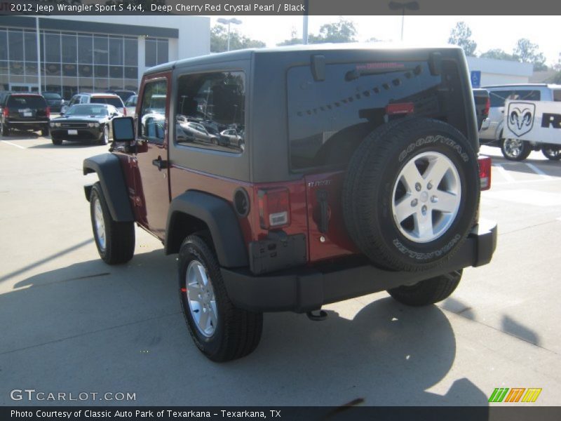 Deep Cherry Red Crystal Pearl / Black 2012 Jeep Wrangler Sport S 4x4
