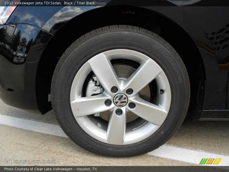 Black / Titan Black 2012 Volkswagen Jetta TDI Sedan