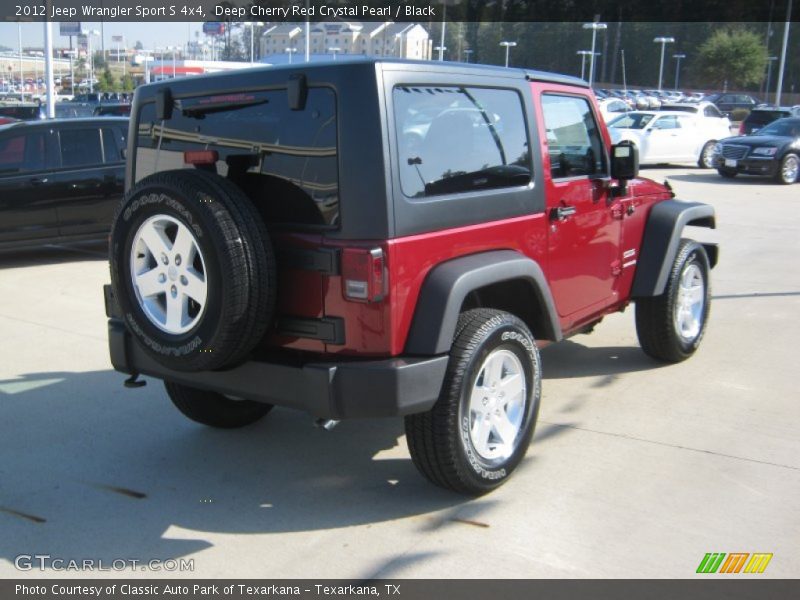 Deep Cherry Red Crystal Pearl / Black 2012 Jeep Wrangler Sport S 4x4