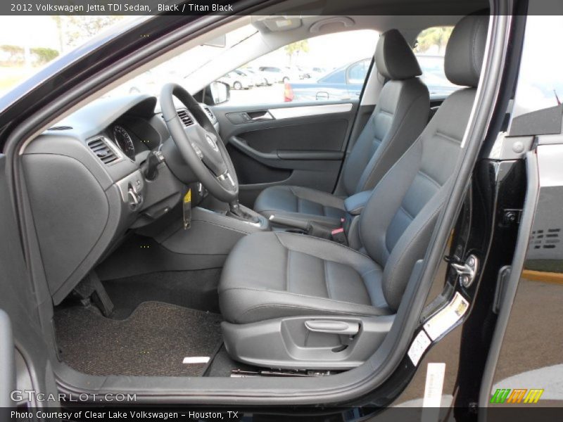 Black / Titan Black 2012 Volkswagen Jetta TDI Sedan