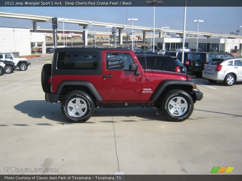 Deep Cherry Red Crystal Pearl / Black 2012 Jeep Wrangler Sport S 4x4