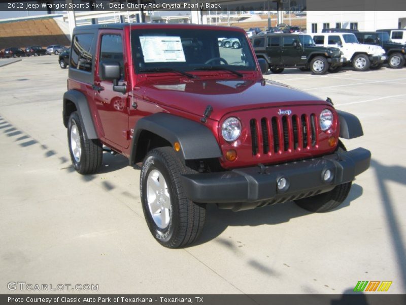 Deep Cherry Red Crystal Pearl / Black 2012 Jeep Wrangler Sport S 4x4