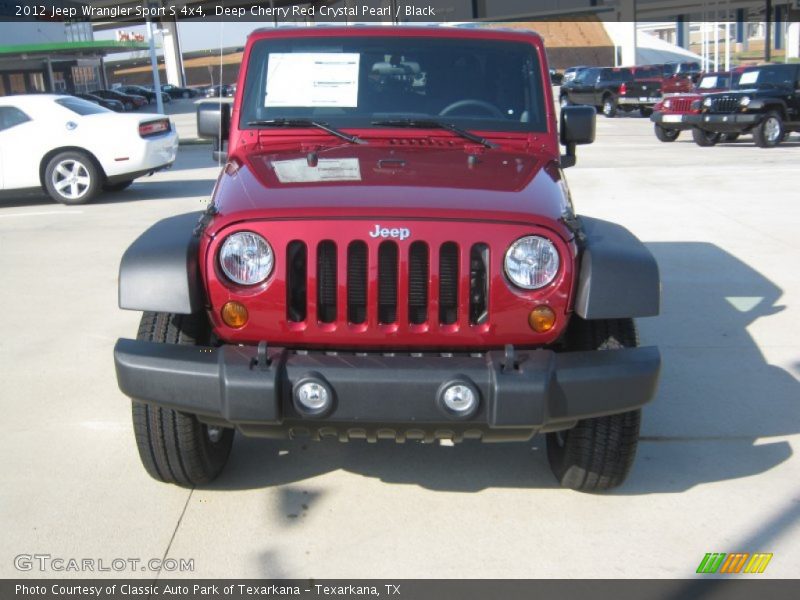 Deep Cherry Red Crystal Pearl / Black 2012 Jeep Wrangler Sport S 4x4