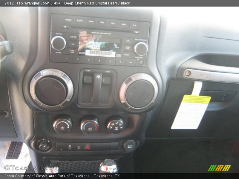 Deep Cherry Red Crystal Pearl / Black 2012 Jeep Wrangler Sport S 4x4