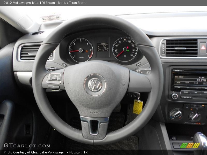 Black / Titan Black 2012 Volkswagen Jetta TDI Sedan