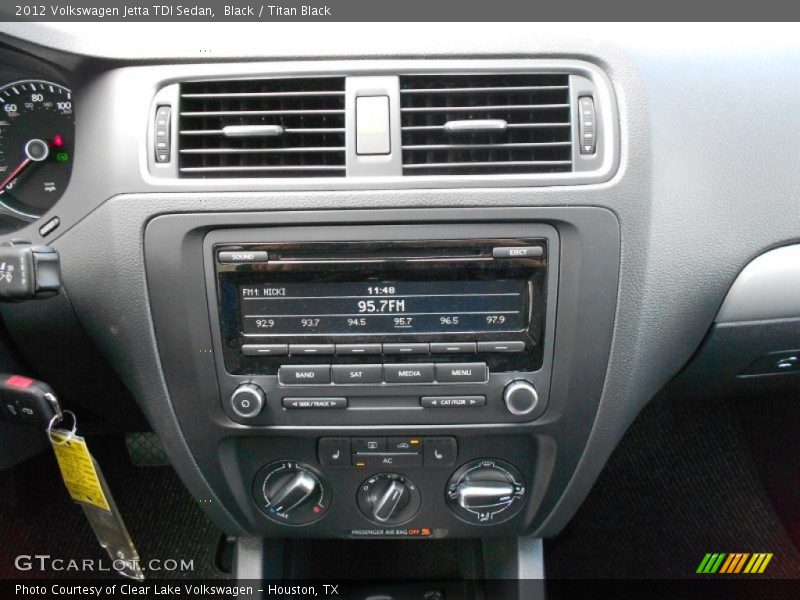 Black / Titan Black 2012 Volkswagen Jetta TDI Sedan