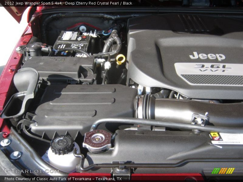Deep Cherry Red Crystal Pearl / Black 2012 Jeep Wrangler Sport S 4x4