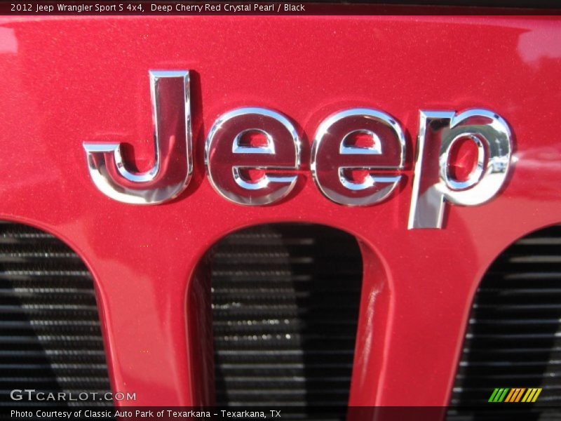 Deep Cherry Red Crystal Pearl / Black 2012 Jeep Wrangler Sport S 4x4