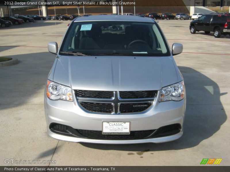 Bright Silver Metallic / Black/Light Graystone 2012 Dodge Grand Caravan SXT