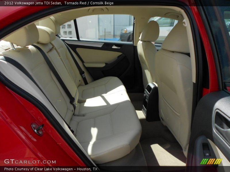Tornado Red / Cornsilk Beige 2012 Volkswagen Jetta TDI Sedan