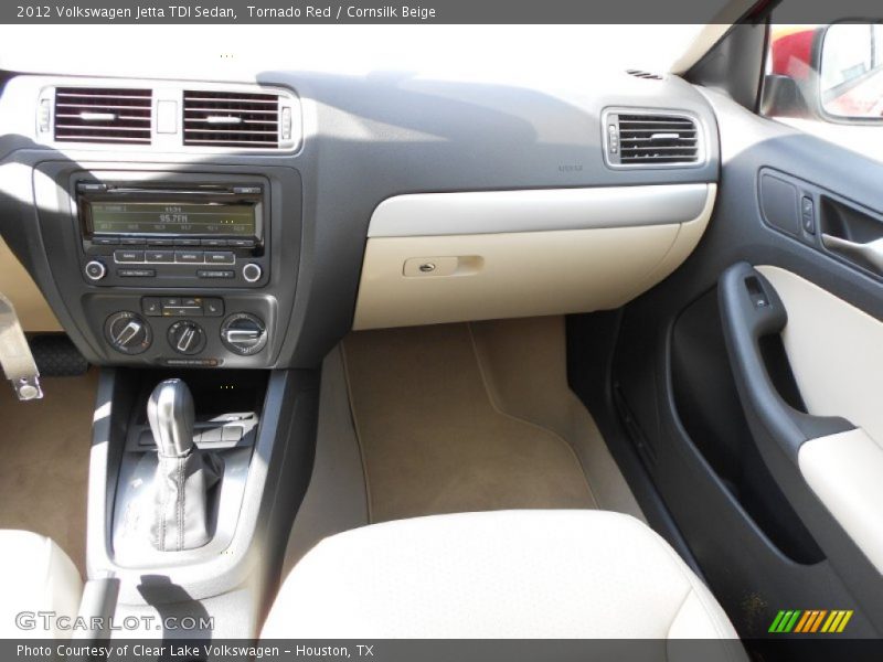 Tornado Red / Cornsilk Beige 2012 Volkswagen Jetta TDI Sedan