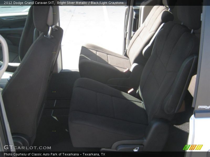 Bright Silver Metallic / Black/Light Graystone 2012 Dodge Grand Caravan SXT