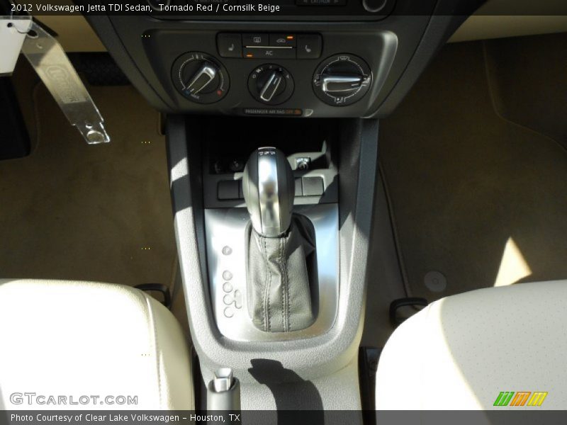 Tornado Red / Cornsilk Beige 2012 Volkswagen Jetta TDI Sedan