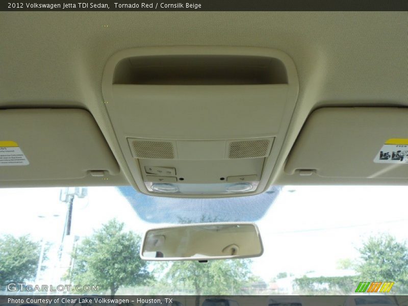 Tornado Red / Cornsilk Beige 2012 Volkswagen Jetta TDI Sedan