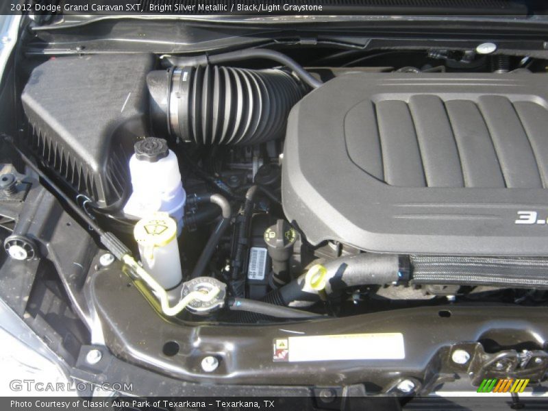 Bright Silver Metallic / Black/Light Graystone 2012 Dodge Grand Caravan SXT