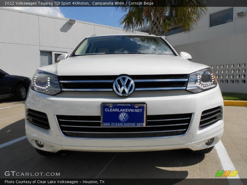 Campanella White / Cornsilk Beige 2012 Volkswagen Touareg TDI Sport 4XMotion