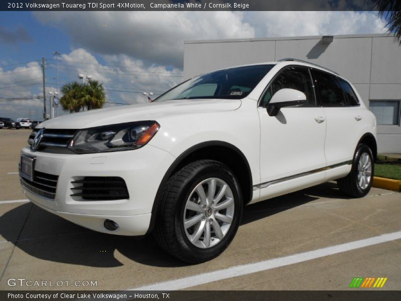 Campanella White / Cornsilk Beige 2012 Volkswagen Touareg TDI Sport 4XMotion