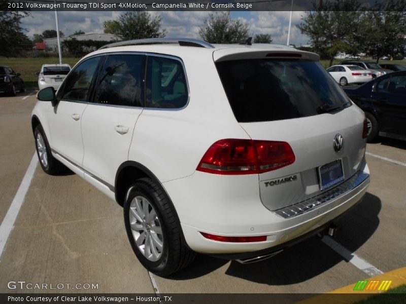 Campanella White / Cornsilk Beige 2012 Volkswagen Touareg TDI Sport 4XMotion