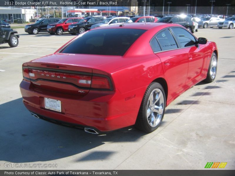 Redline 3-Coat Pearl / Black/Red 2012 Dodge Charger R/T Plus