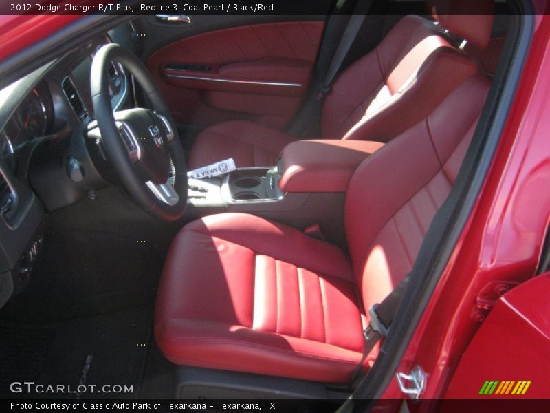  2012 Charger R/T Plus Black/Red Interior