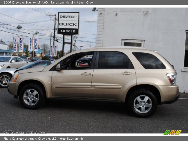 Sandstone Metallic / Light Gray 2006 Chevrolet Equinox LT AWD