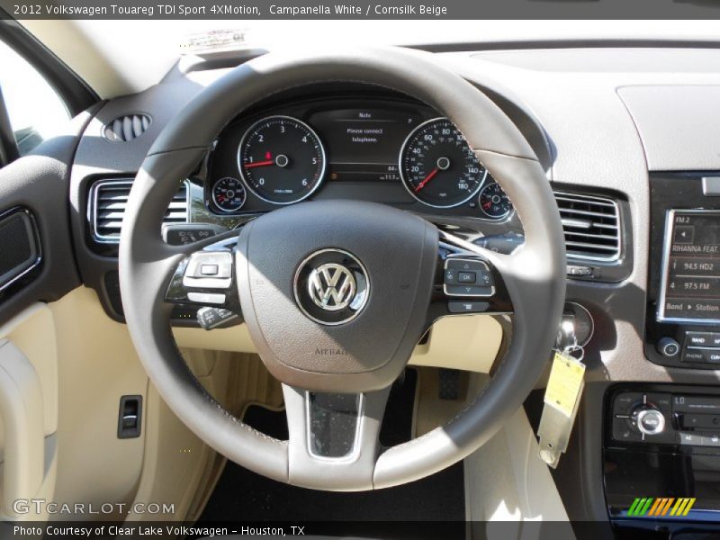 Campanella White / Cornsilk Beige 2012 Volkswagen Touareg TDI Sport 4XMotion