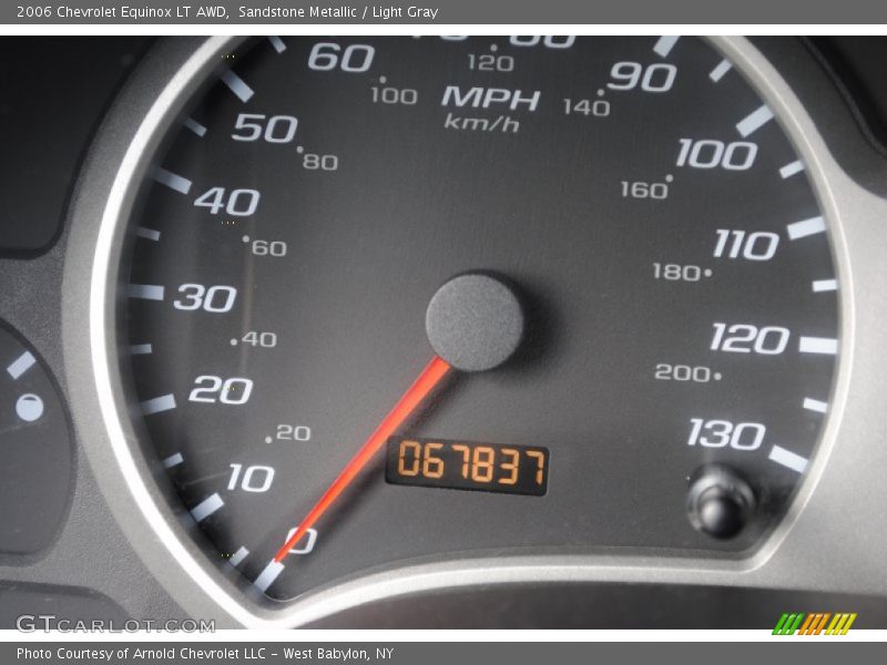 Sandstone Metallic / Light Gray 2006 Chevrolet Equinox LT AWD