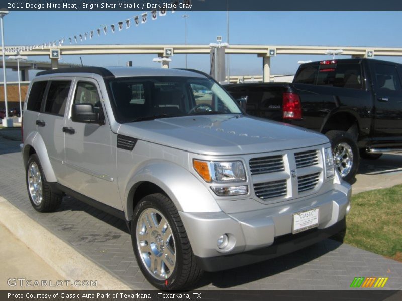 Bright Silver Metallic / Dark Slate Gray 2011 Dodge Nitro Heat