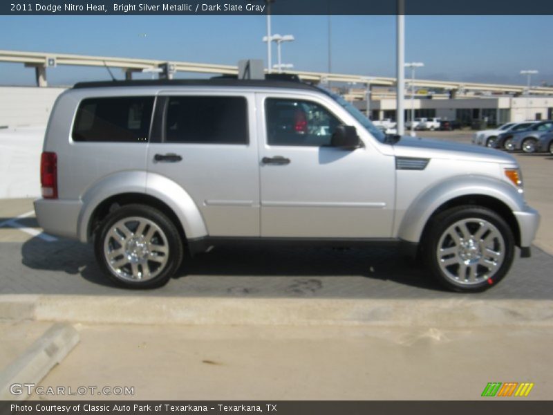 Bright Silver Metallic / Dark Slate Gray 2011 Dodge Nitro Heat