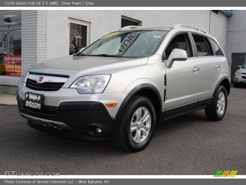 Silver Pearl / Gray 2008 Saturn VUE XE 3.5 AWD