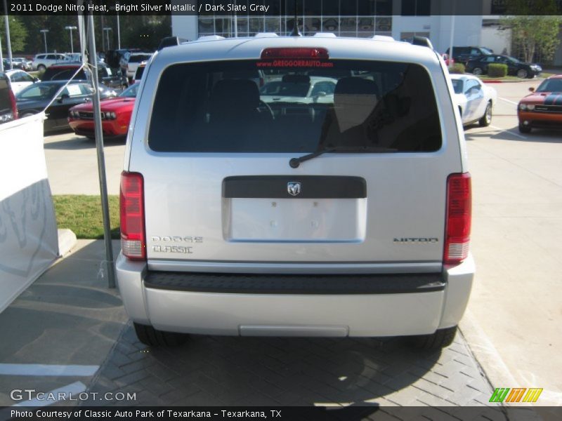 Bright Silver Metallic / Dark Slate Gray 2011 Dodge Nitro Heat