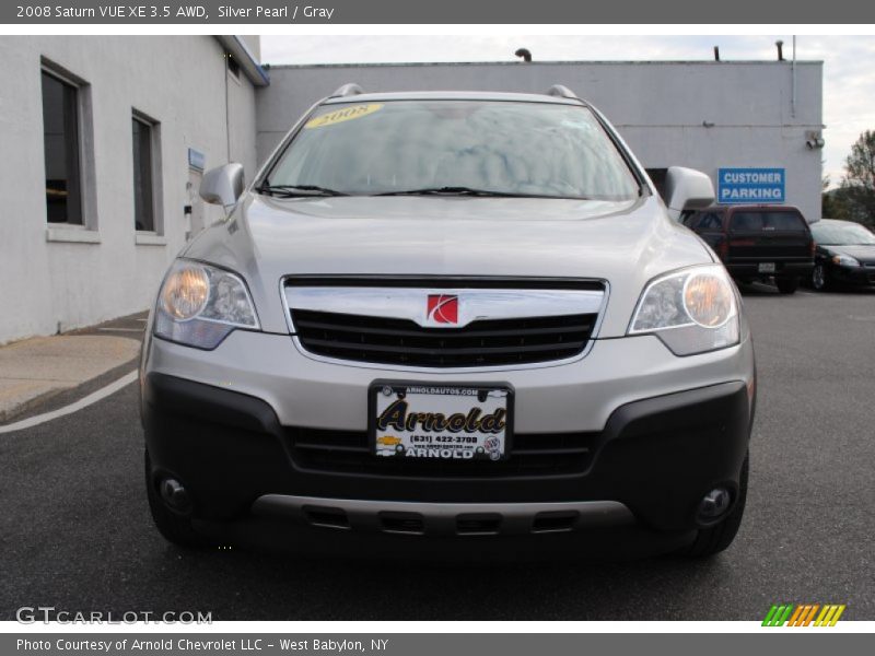 Silver Pearl / Gray 2008 Saturn VUE XE 3.5 AWD