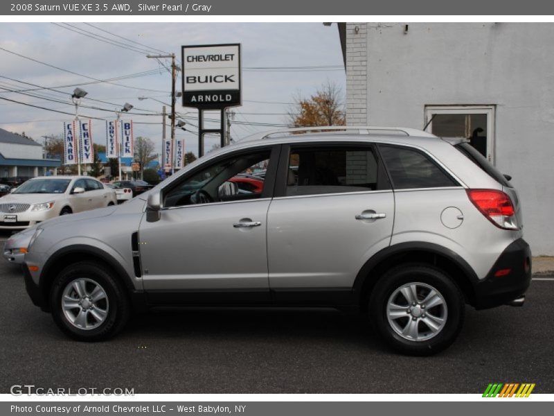 Silver Pearl / Gray 2008 Saturn VUE XE 3.5 AWD
