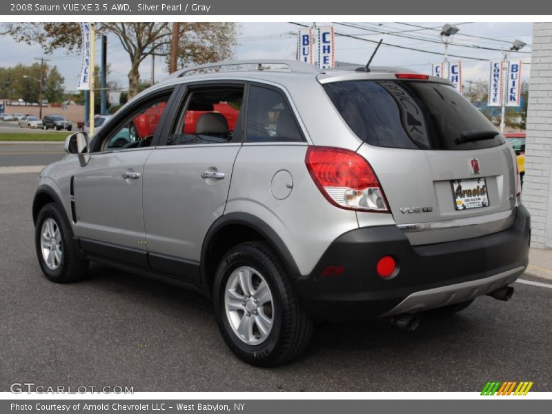 Silver Pearl / Gray 2008 Saturn VUE XE 3.5 AWD