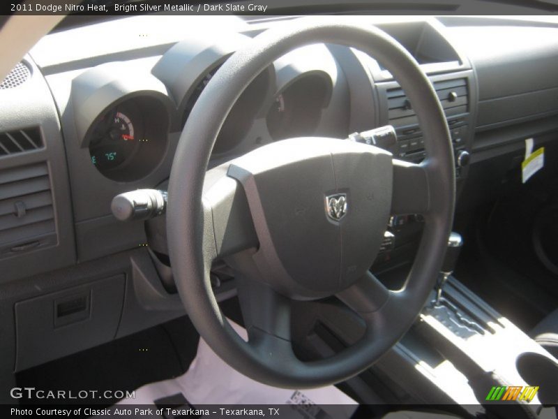 Bright Silver Metallic / Dark Slate Gray 2011 Dodge Nitro Heat