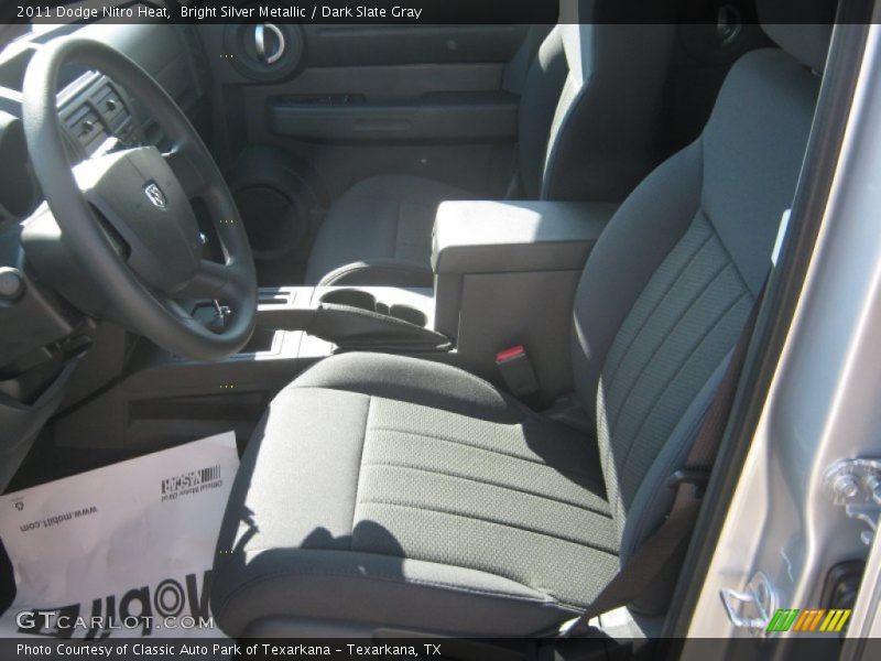 Bright Silver Metallic / Dark Slate Gray 2011 Dodge Nitro Heat