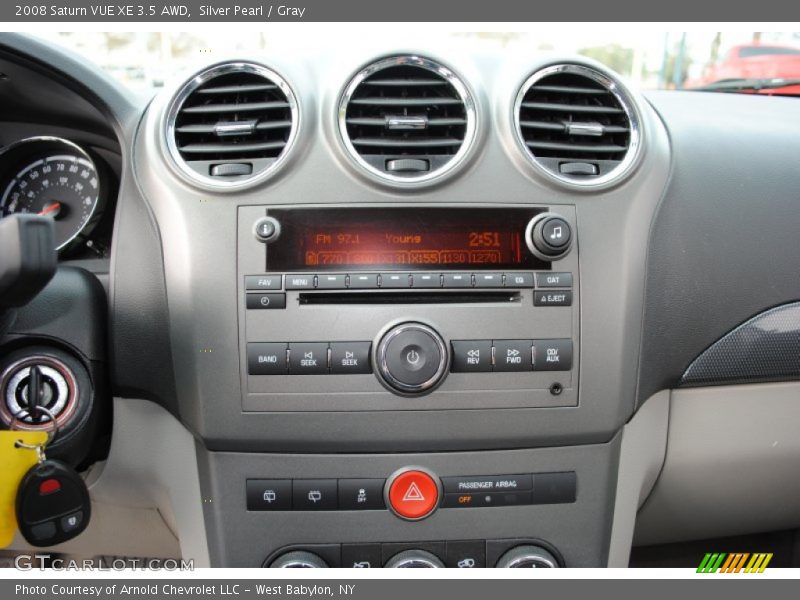 Silver Pearl / Gray 2008 Saturn VUE XE 3.5 AWD