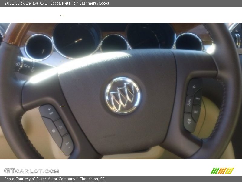 Cocoa Metallic / Cashmere/Cocoa 2011 Buick Enclave CXL