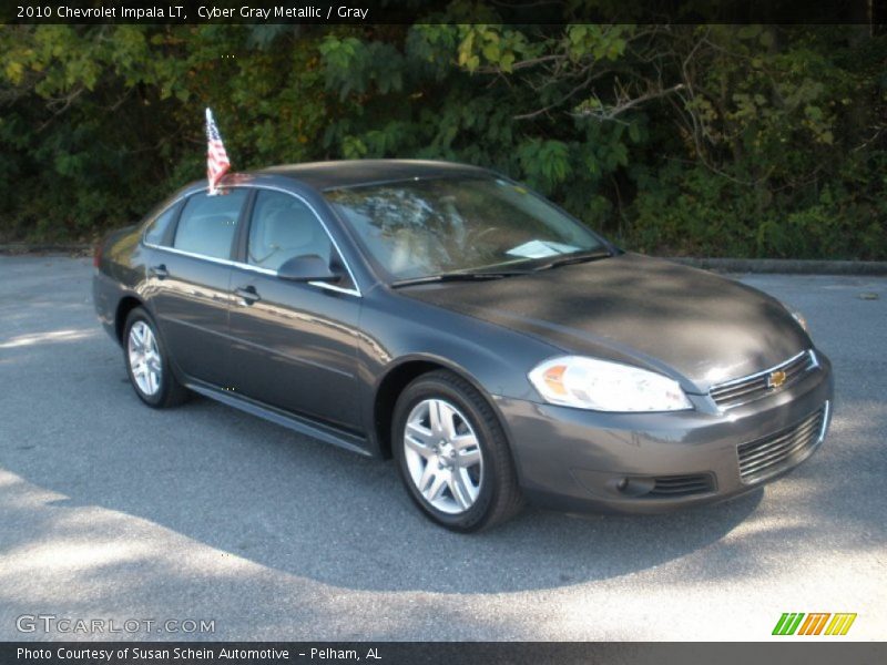 Cyber Gray Metallic / Gray 2010 Chevrolet Impala LT