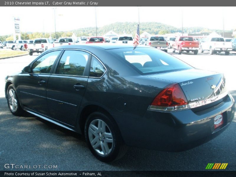 Cyber Gray Metallic / Gray 2010 Chevrolet Impala LT