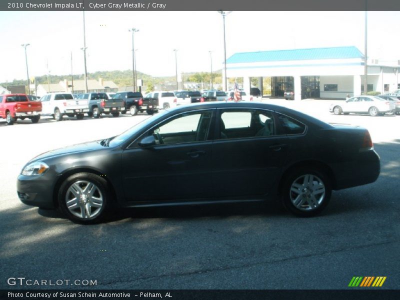 Cyber Gray Metallic / Gray 2010 Chevrolet Impala LT