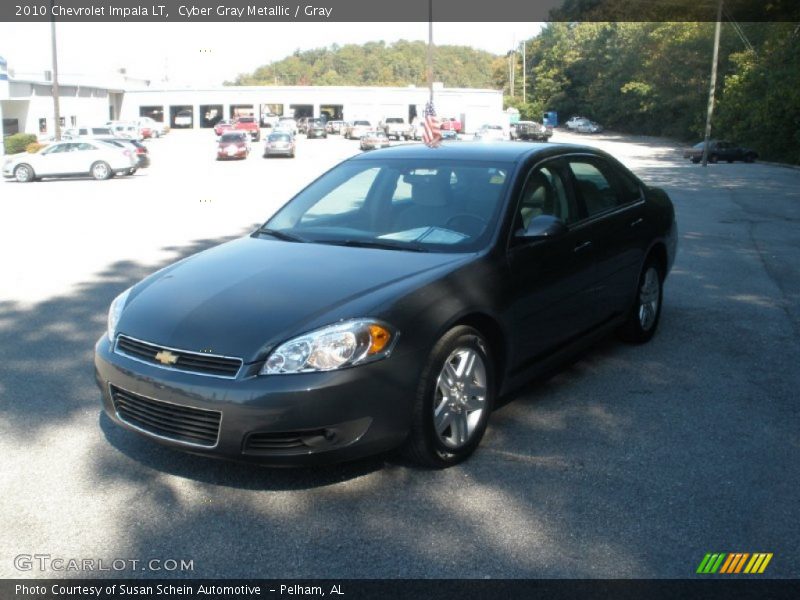Cyber Gray Metallic / Gray 2010 Chevrolet Impala LT