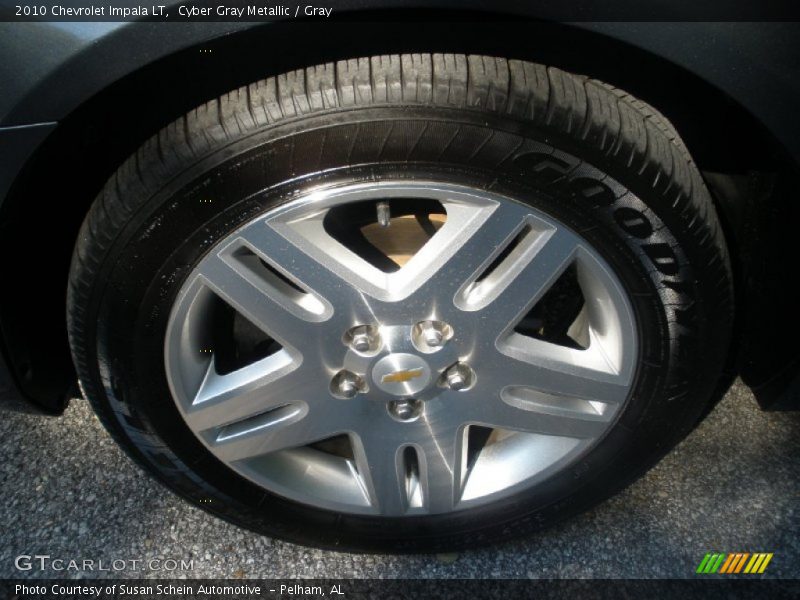 Cyber Gray Metallic / Gray 2010 Chevrolet Impala LT